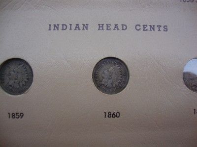 1857   1909 Flying Eagle Cent & Indian Head Collection 1877 1908 S 