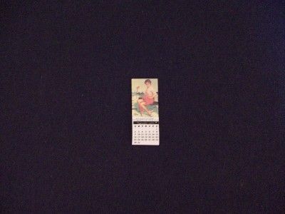Dollhouse Mini Pin Up Calendar 112 scale (#SC 48)  
