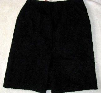   TURK Jacket & Skirt SUIT Womens Size 2~XS Black Outfit/Set  