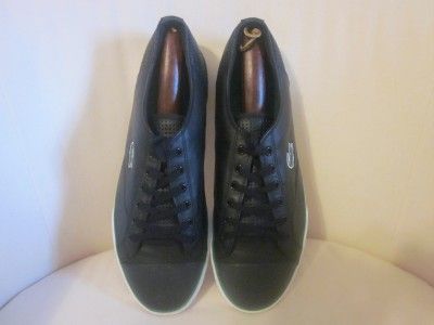 LACOSTE Lyndon Lace Black Leather Mens Shoes Sz 11US  