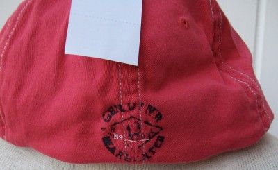   Lauren PRL polo hat cap small medium skipper red $39 nwt canoe  