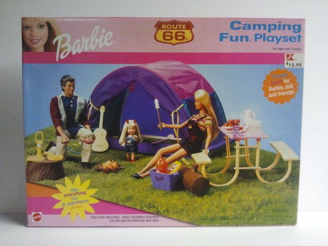 Rare Barbie Route 66 Camping Fun Playset   2000  