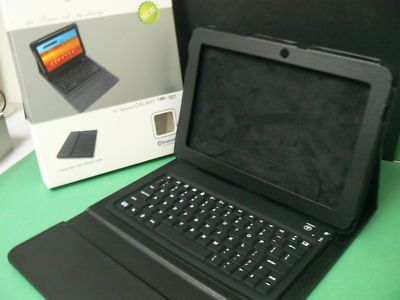 h227 Bluetooth Keyboard Leather Case For Samsung Galaxy Tab 7.7 P6800 