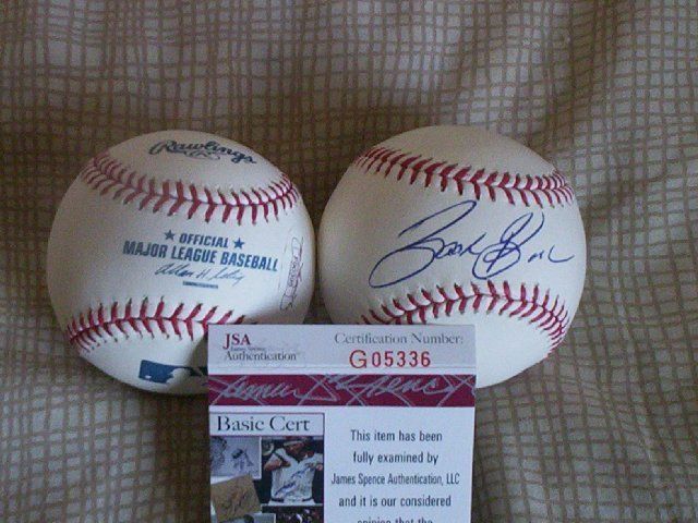 ZACH BRITTON SIGNED BASEBALL BALTIMORE ORIOLES  