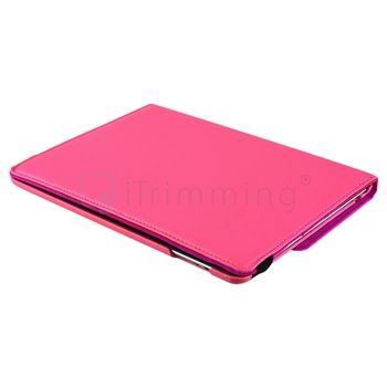 For iPad 2 360° Degree Swivel Magnetic with Stand Leather Case Cover 