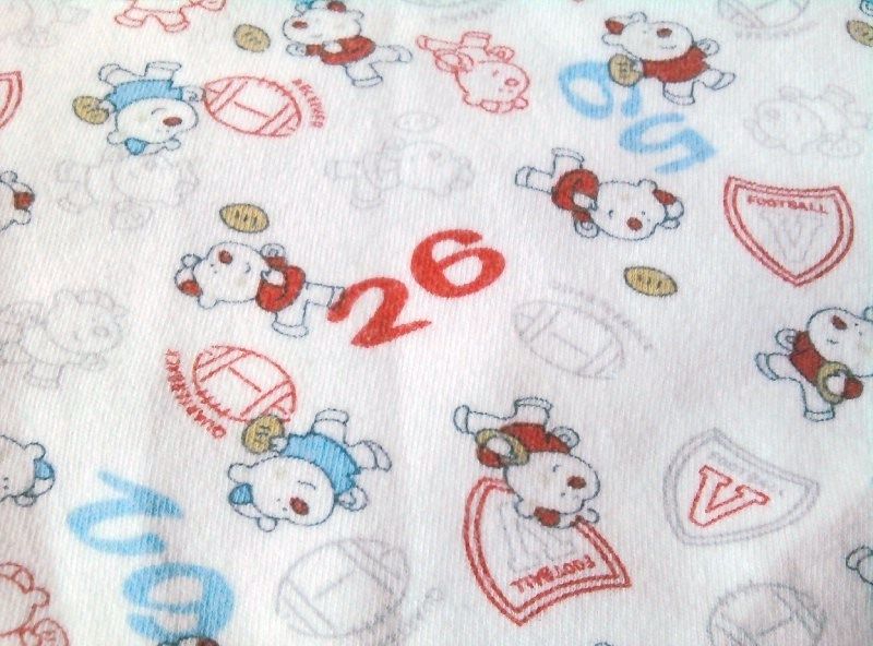 Bright Future FOOTBALL SPORTS baby blanket BLUE/RED GUC  