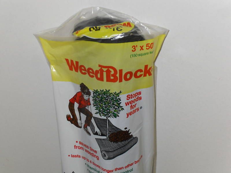 50 Weed Block Landscape Garden Fabric Weed Control Lawn Care by Easy 