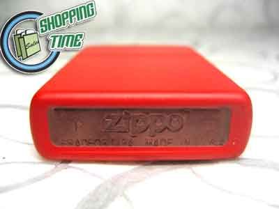 Zippo Red Matte fluid Lighter Flints Flint Wick Wicks  